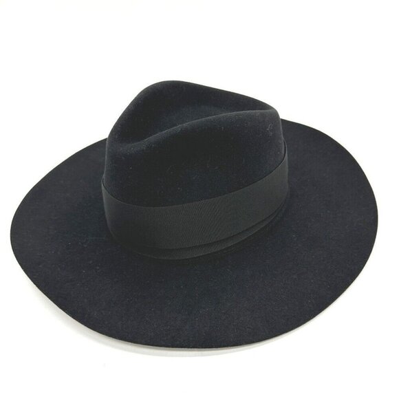 HERMES minicoo heart Faubourg Love hat Felt wool Black - Picture 1 of 10